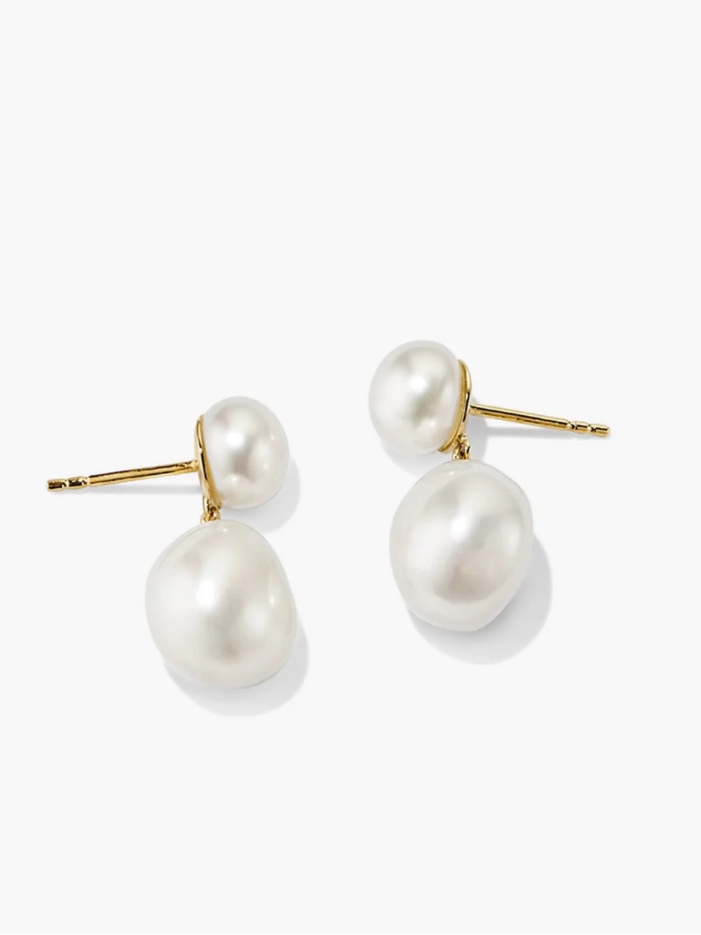 Mejuri Bold Pearl Drop Earrings